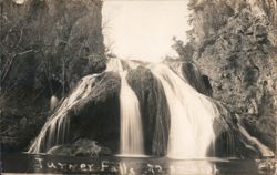 Turner Falls 72 Ft High Postcard