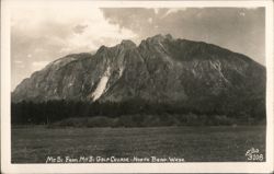 Mt. Si from Mt. Si Golf Course, North Bend, WA Postcard