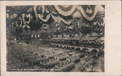 Lincoln Banquet at State Armory, Feb 11, 1911 Postcard