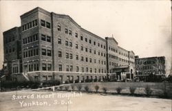 Sacred Heart Hospital, Yankton, SD Postcard