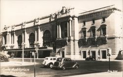 Civic Auditorium San Francisco Postcard