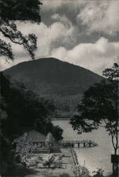Lakeside Building and Pier, Bali Postcard