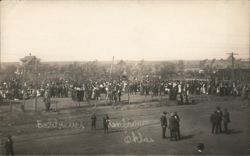 Barbecue, Renfrow, OK Postcard