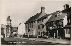 High Street, Welshpool Postcard