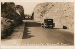 North Approach Road to Bagnell Dam, MO Postcard