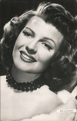 Rita Hayworth Portrait Postcard