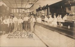 Big Kid's Palace Cafe, Longest Bar in Juarez Postcard