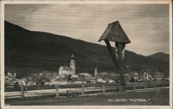 Villabassa Town View with Church, Pusteria Valley Postcard