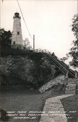 Mark Twain Memorial Lighthouse, Hannibal, MO Postcard