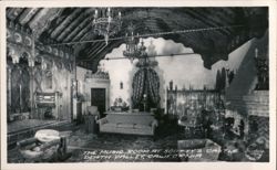 Music Room, Scotty's Castle, Death Valley Postcard