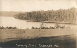 Panther Pond, Raymond, ME Postcard
