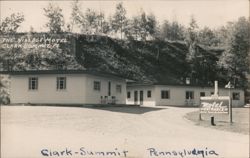 The Village Motel, Clark Summit, PA Postcard