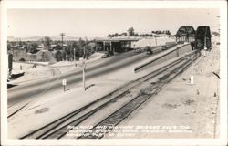 Railroad & Highway Bridges, Colorado River, Yuma, AZ Postcard