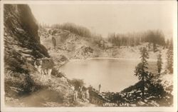Crystal Lake with Deer Postcard
