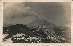 Mt. Lassen Eruption from Brokeoff Mt., July 1915 Postcard