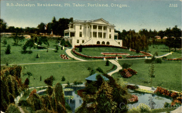 B. S. Josselyn Residence, Mt. Tabor Portland Oregon