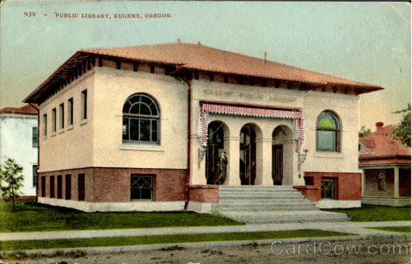 Public Library Eugene Oregon