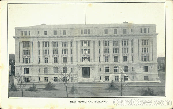 New Municipal Building Washington District of Columbia
