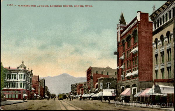 Washington Avenue Looking North Ogden Utah