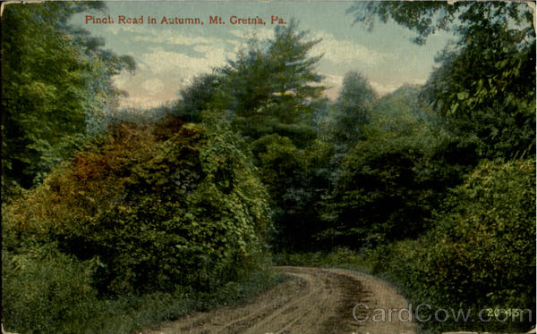 Pinch Road In Autumn Mt. Gretna Mount Gretna Pennsylvania