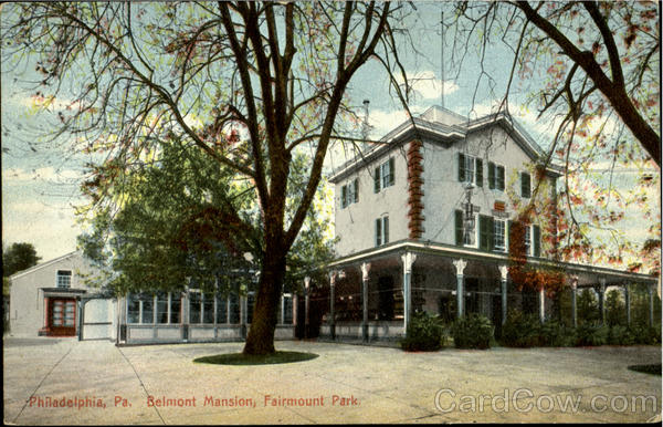 Belmont Mansion, Fairmount Park Philadelphia Pennsylvania