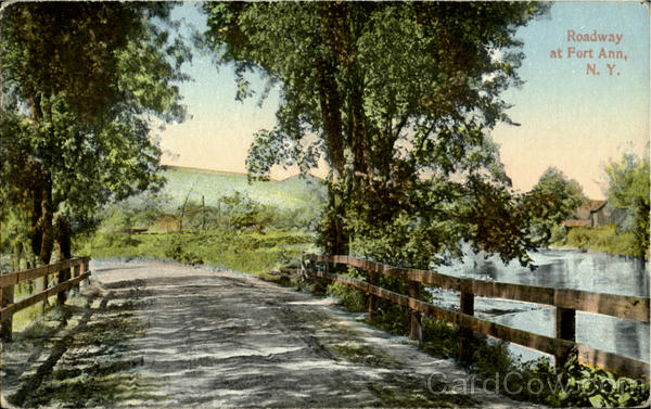 Roadway At Fort Ann New York