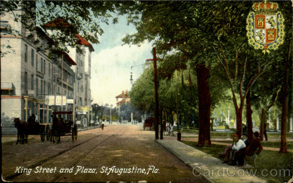 King Street And Plaza St. Augustine Florida