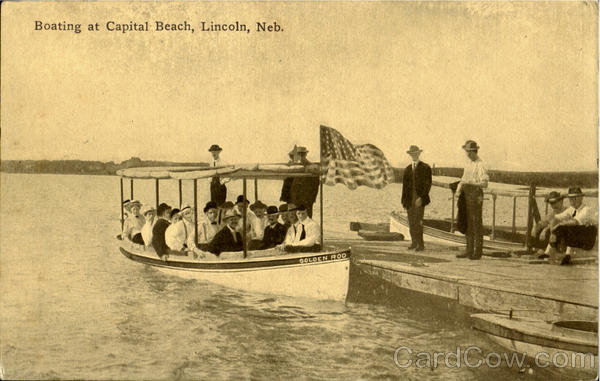 Boating At Capital Beach Lincoln Nebraska