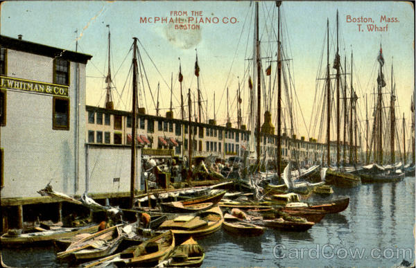 McPhail Piano Co Boston Massachusetts