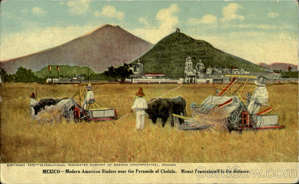 Mount Popocatepetl In The Distance Mexico