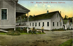 Barracks Presidio Of Monterey Postcard