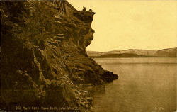 Old Man's Face Cave Rock Lake Tahoe, CA Postcard Postcard
