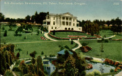 B. S. Josselyn Residence, Mt. Tabor Portland, OR Postcard Postcard