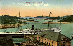 Wharf At Sitka Alaska Postcard Postcard