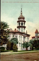 Napa County Court House And Masonic Hall California Postcard Postcard