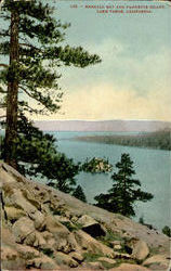 Emerald Bay And Fannette Island Lake Tahoe, CA Postcard Postcard