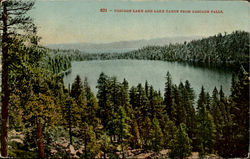 Cascade Lake And Lake Tahoe From Cascade Falls Postcard