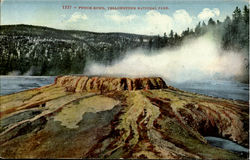 Punch Bowl, Yellowstone National Park Postcard