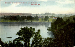 Beaumont's Beaver Lake Cottages Hartland, WI Postcard Postcard