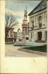 Soldiers Monument Towanda, PA Postcard Postcard