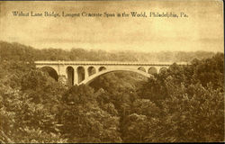 Walnut Lane Bridge Philadelphia, PA Postcard Postcard