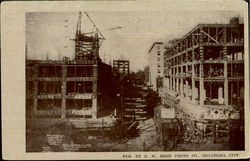 Robinson St. Construction Postcard