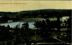 Lake Royer, Blue Ridge Mountains Highfield-Cascade, MD Postcard Postcard