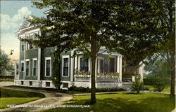 Residence Of F. W. Sacket Postcard