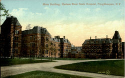 Main Building Hudson River State Hospital Postcard