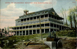 Hotel On Uncanoonuc Mountain Postcard