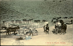 A Rest By The Wayside Postcard