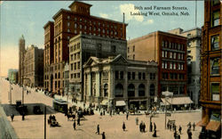 16Th And Farnam Streets Postcard