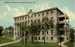 Clarkson Memorial Hospital Postcard