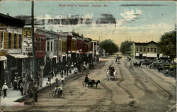 West Side Of Square Lamar, MO Postcard Postcard